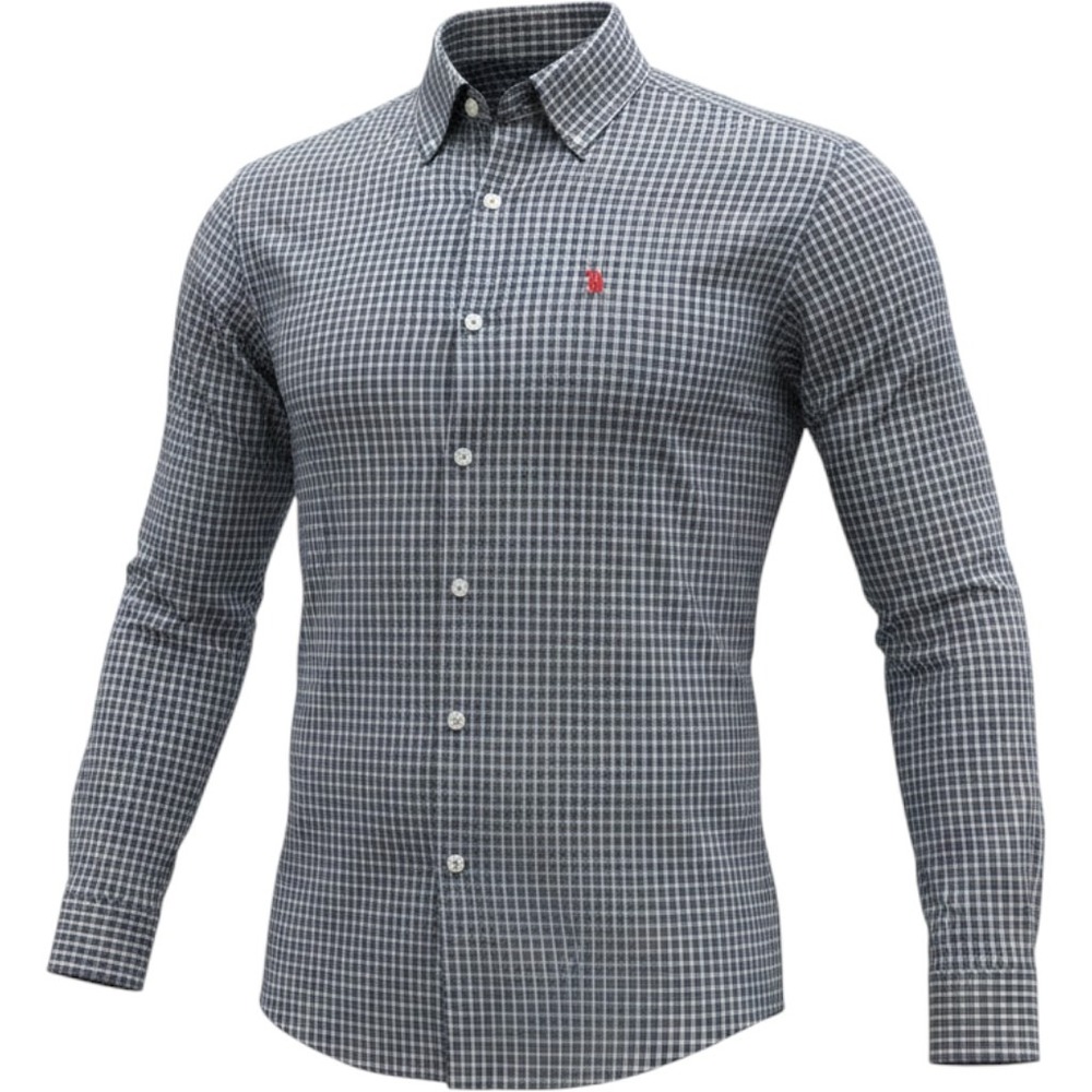 Cinch Button Up Shirt Men Size S Plaid Long Sleeve Western Cowboy Shirt Top